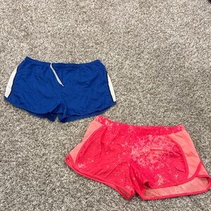 Old Navy Vibrant Blue and champion Pink Athletic Shorts